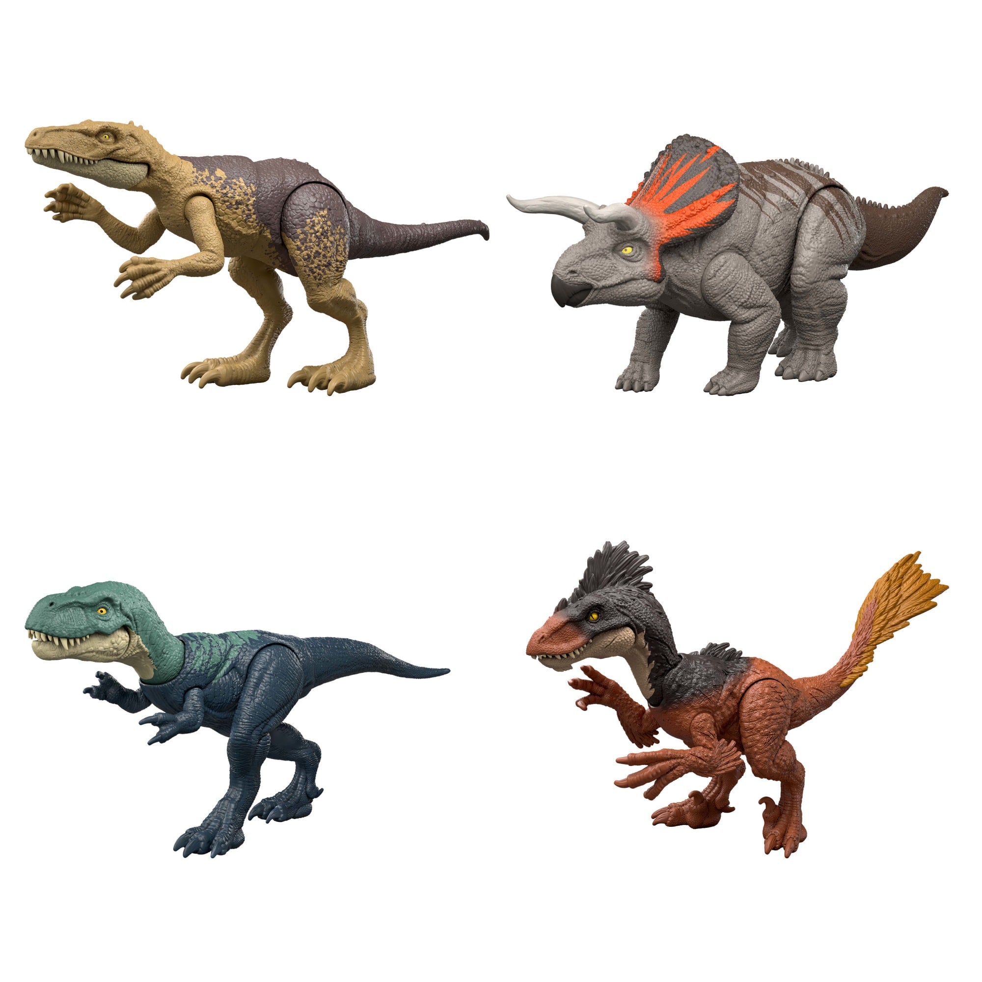 Jurassic World Rebirth Strike Attack Nanotyrannus Dinosaur Toy, Single Strike Action, Authentic & Posable