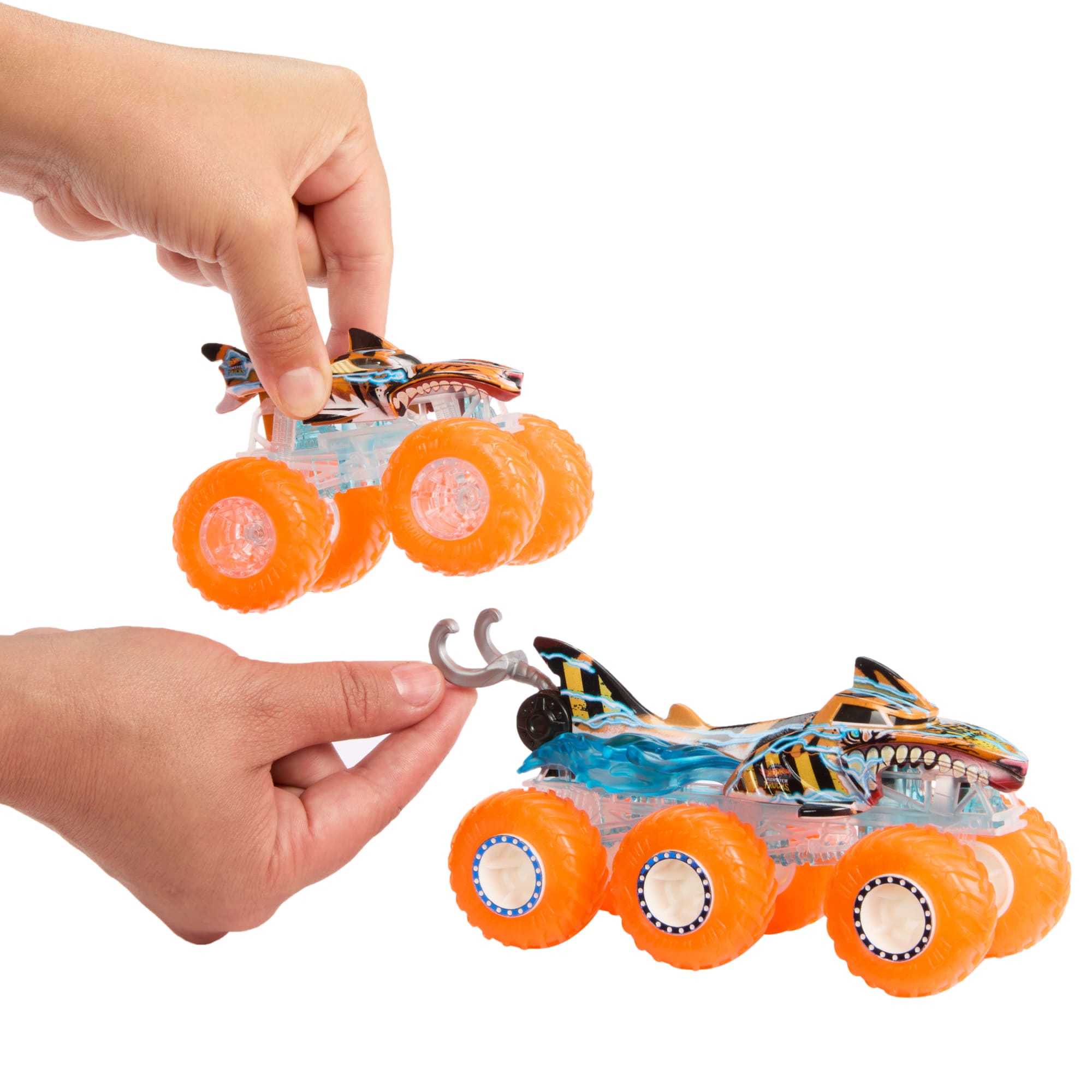Hot Wheels-Gros Camion Monster Trucks Power Smashers-Coffret