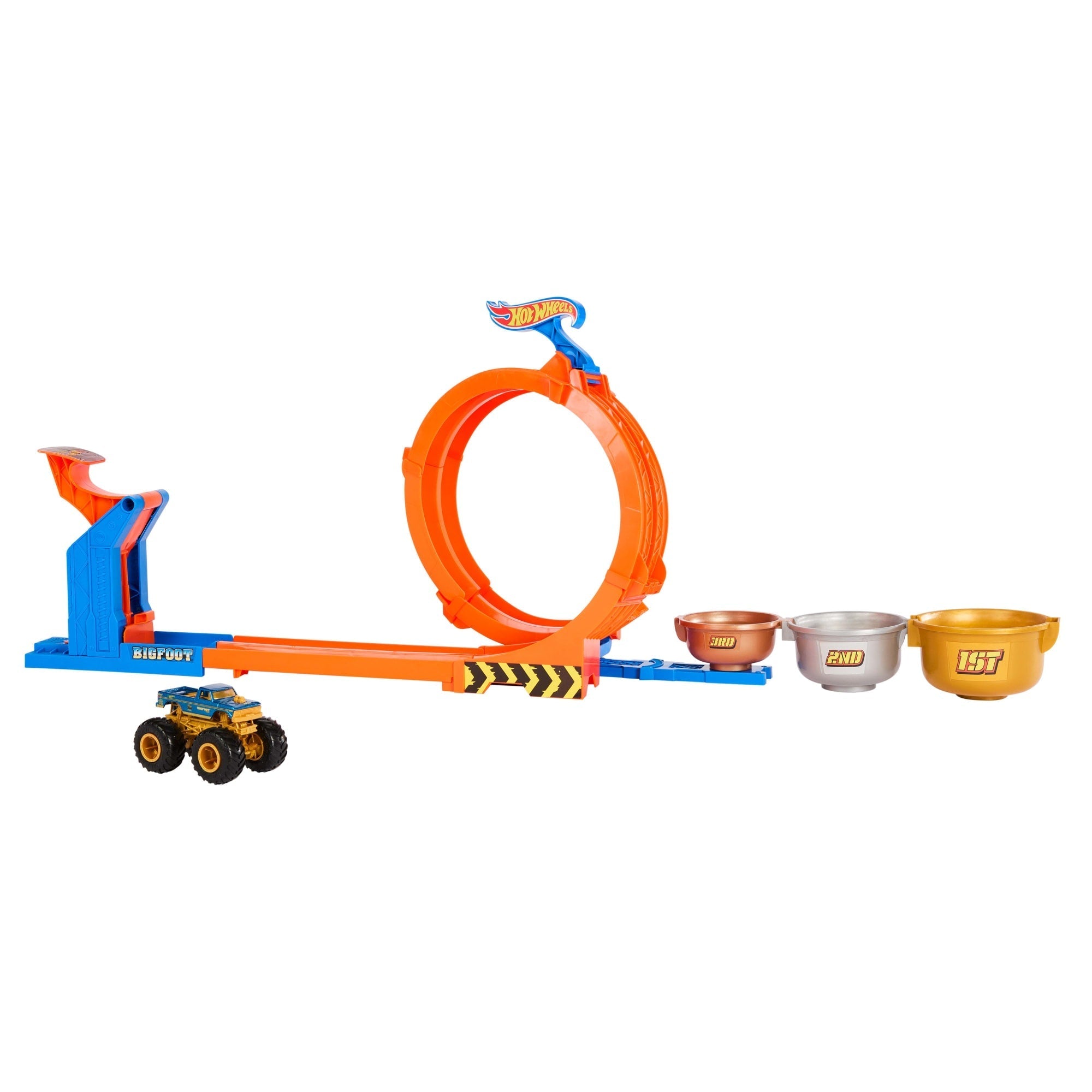 Hot Wheels  Monster Trucks  Défi du Trophée Tournez-et-Renversez