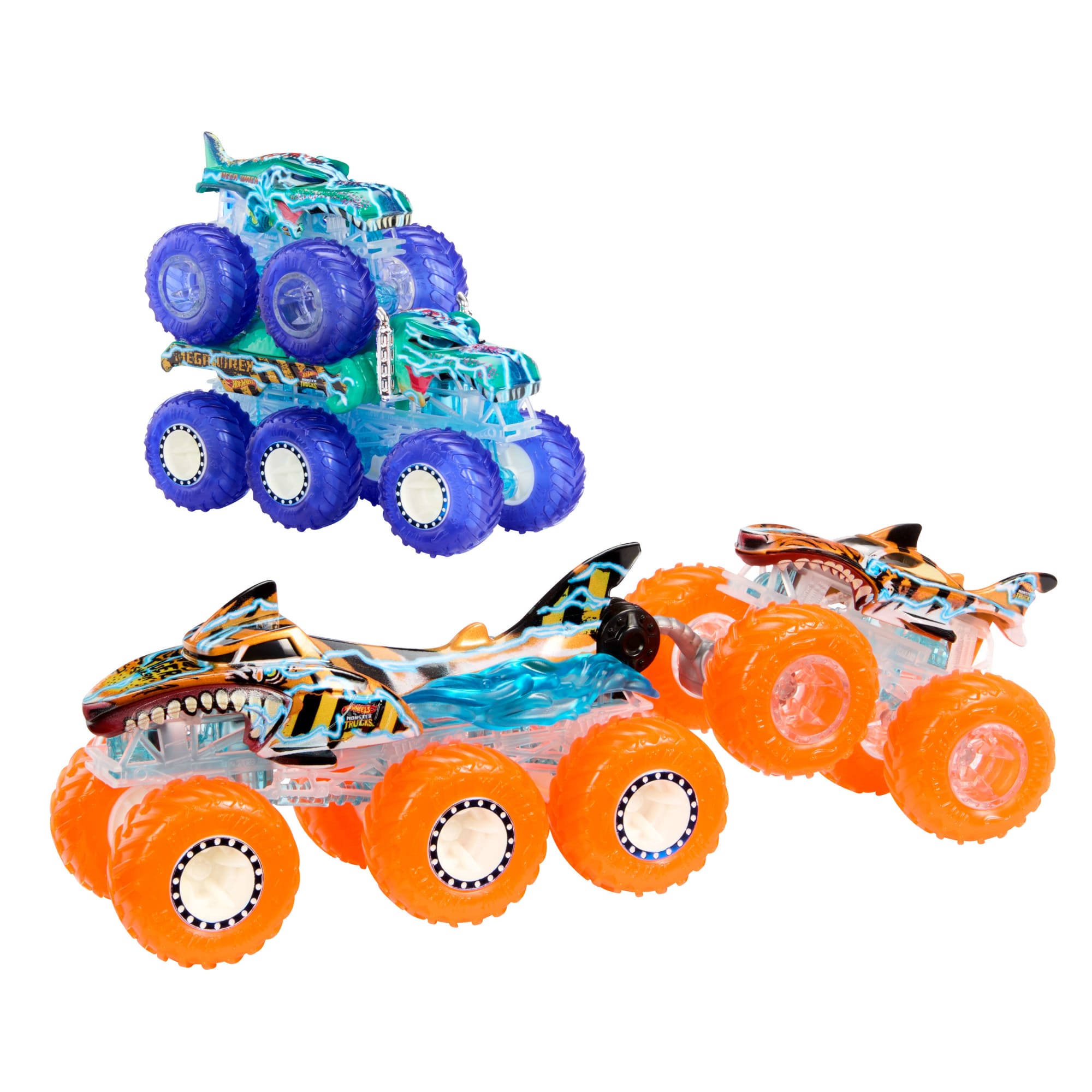 Hot Wheels-Gros Camion Monster Trucks Power Smashers-Coffret