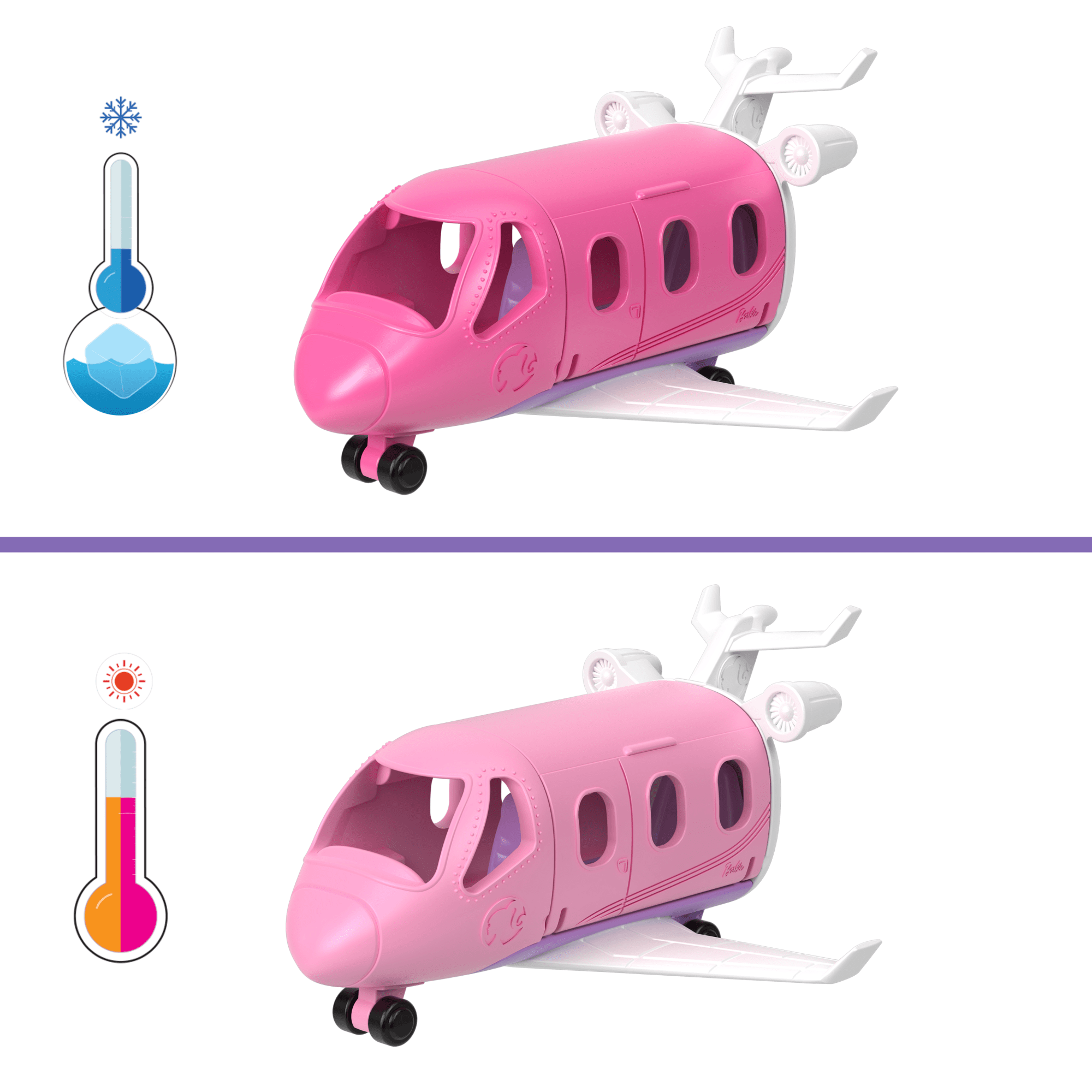 Barbie Mini BarbieLand Vehículo para Muñecas Avión de los Sueños