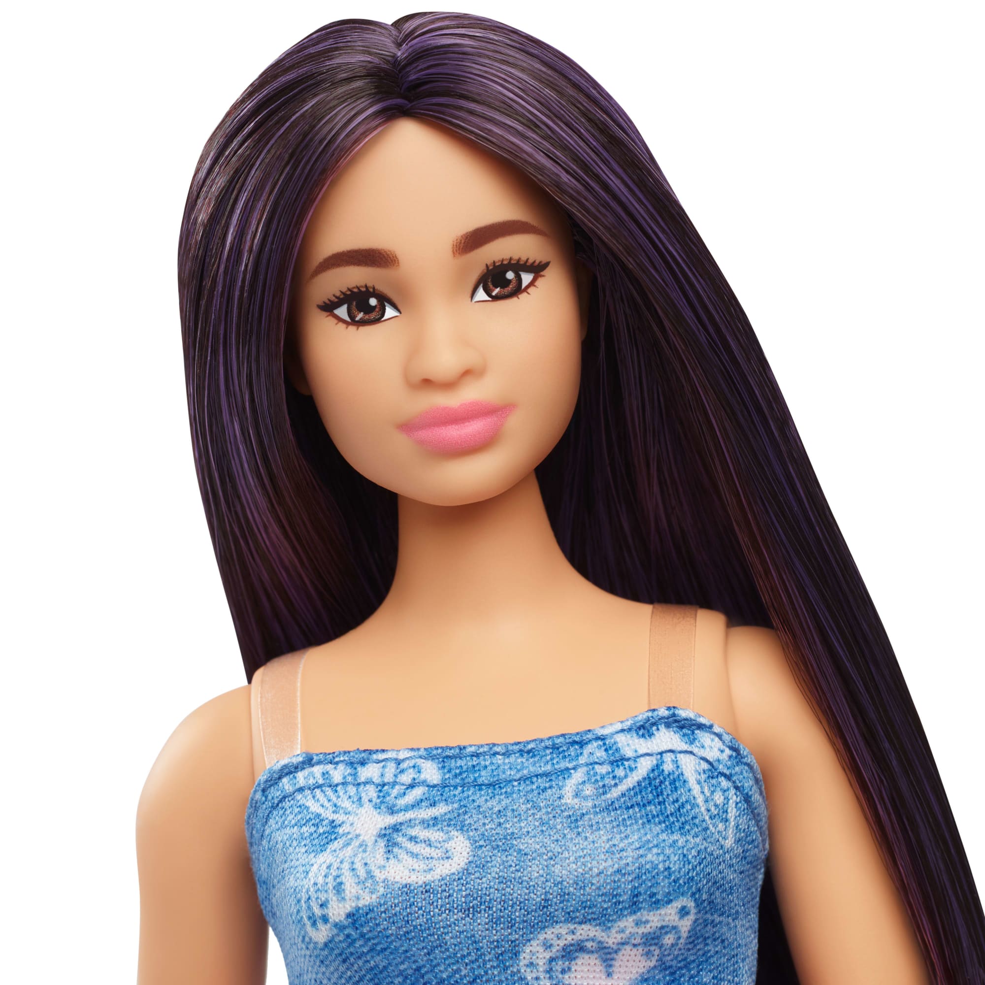 Barbie Fashionista Boneca Vestido de Borboletas e Botas Rosas